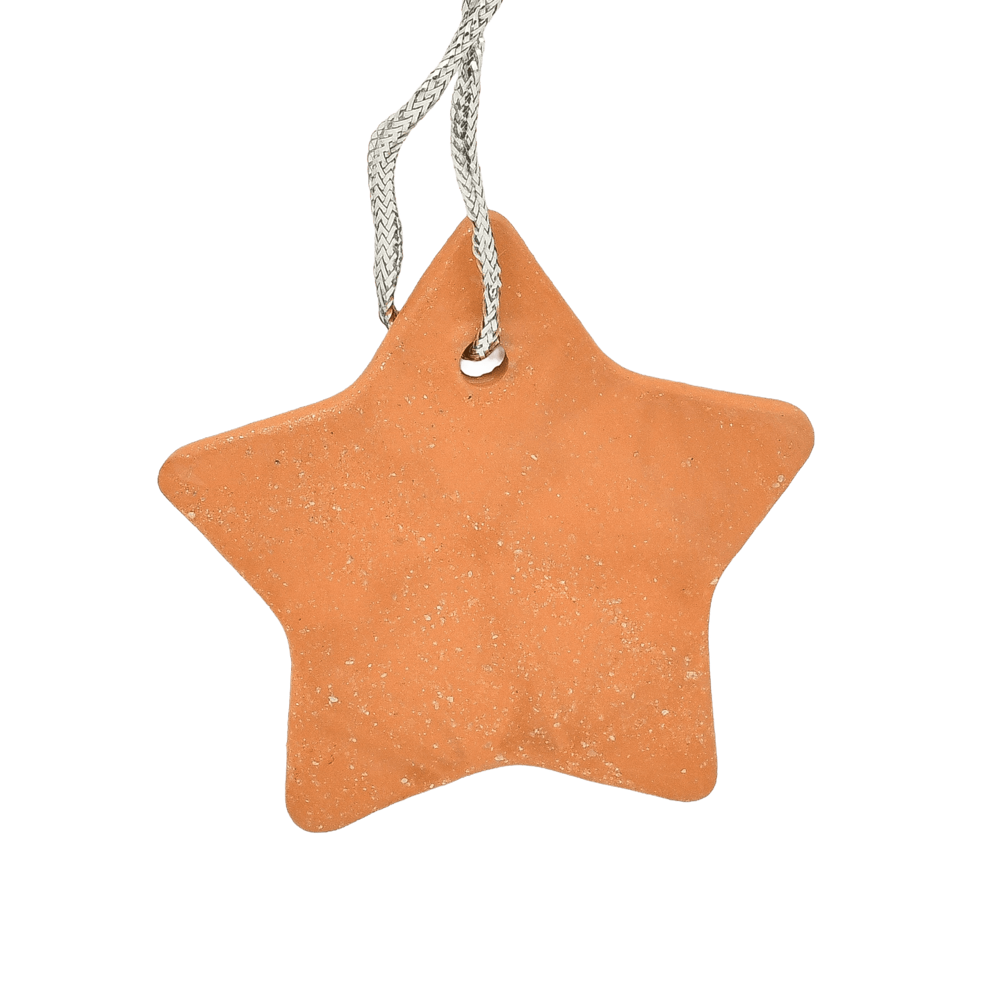 Hilda Coriz Tenorio Handmade Pottery Star Ornament - Turquoise & Tufa