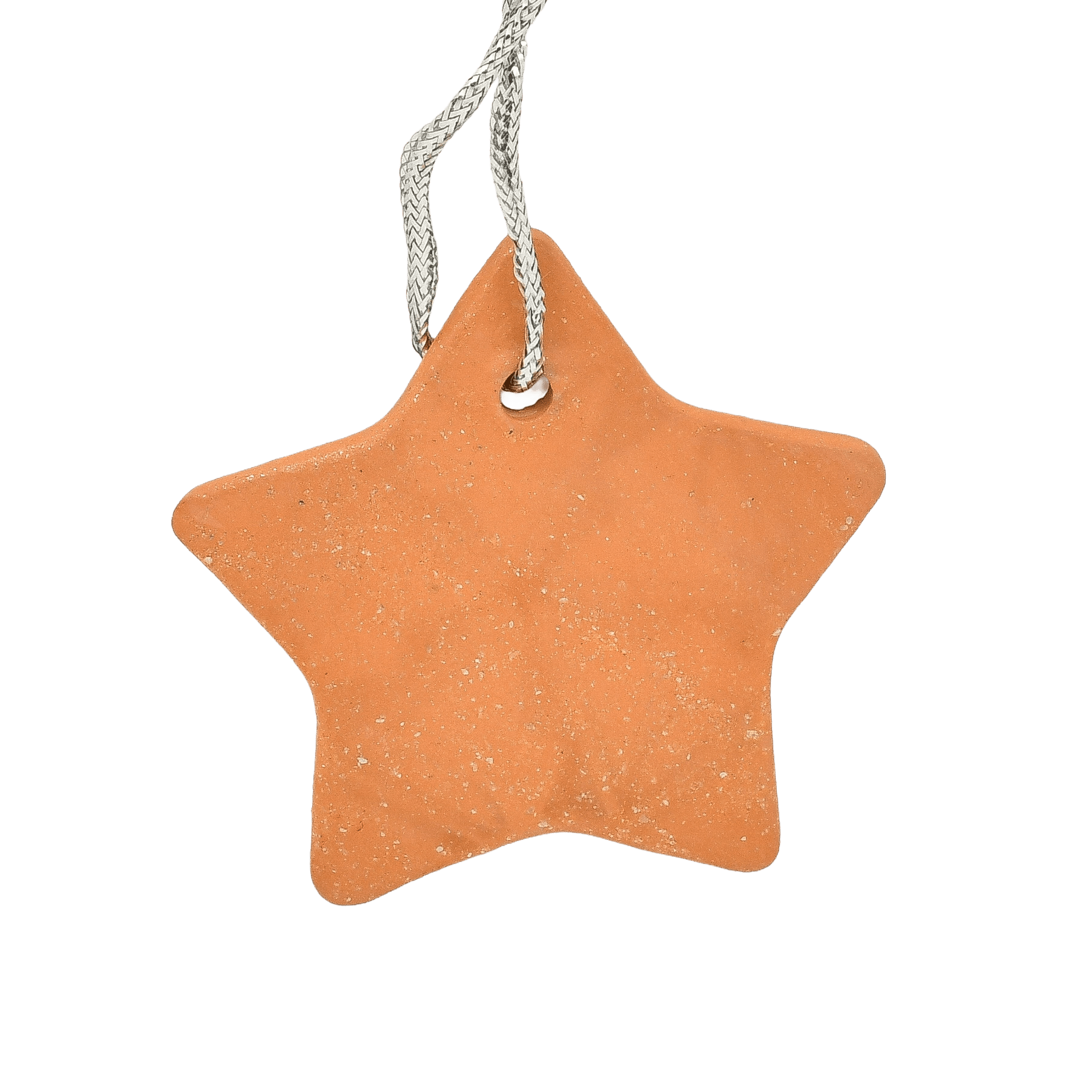 Hilda Coriz Tenorio Handmade Pottery Star Ornament - Turquoise & Tufa