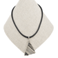 Mark Stevens Pottery Sherd Necklace of Silver Ha - ta - weh - Turquoise & Tufa