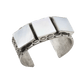 Mike Bird Romero Bracelet of Sterling Silver and Mother of Pearl - Turquoise & Tufa