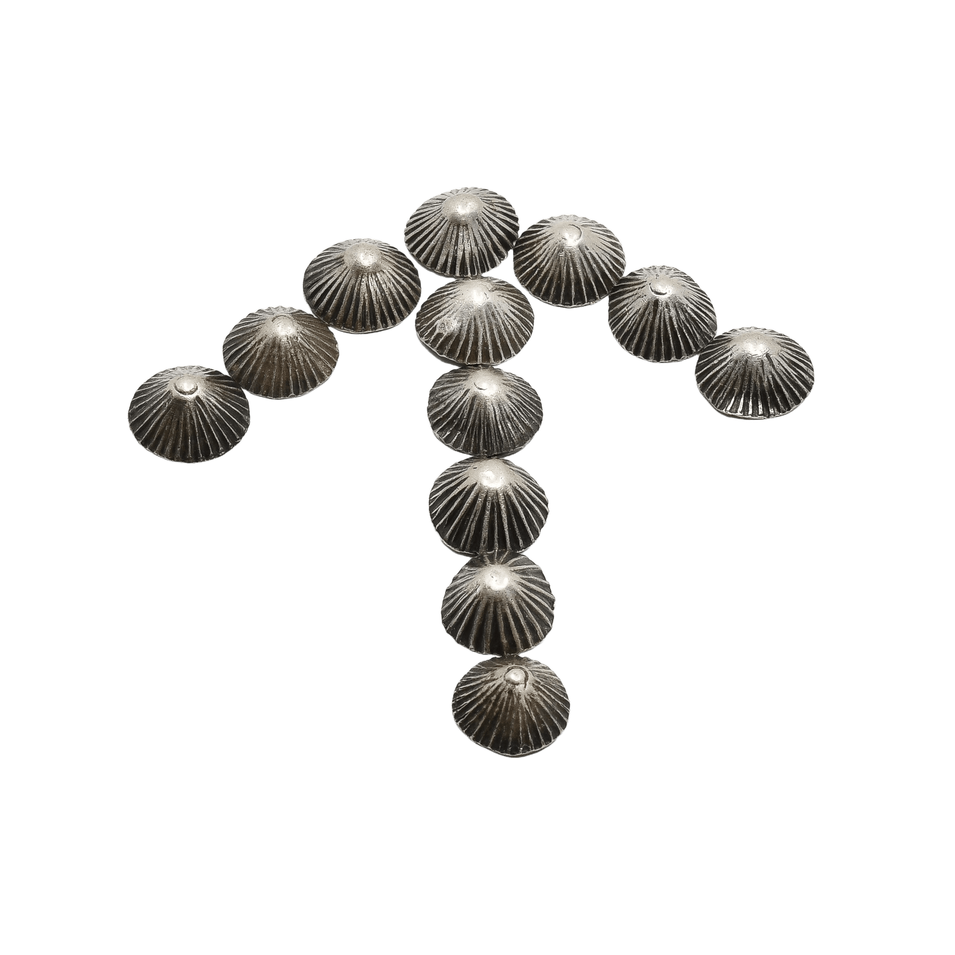 Set of Early Navajo Buttons From Martha Struever Collection - Turquoise & Tufa