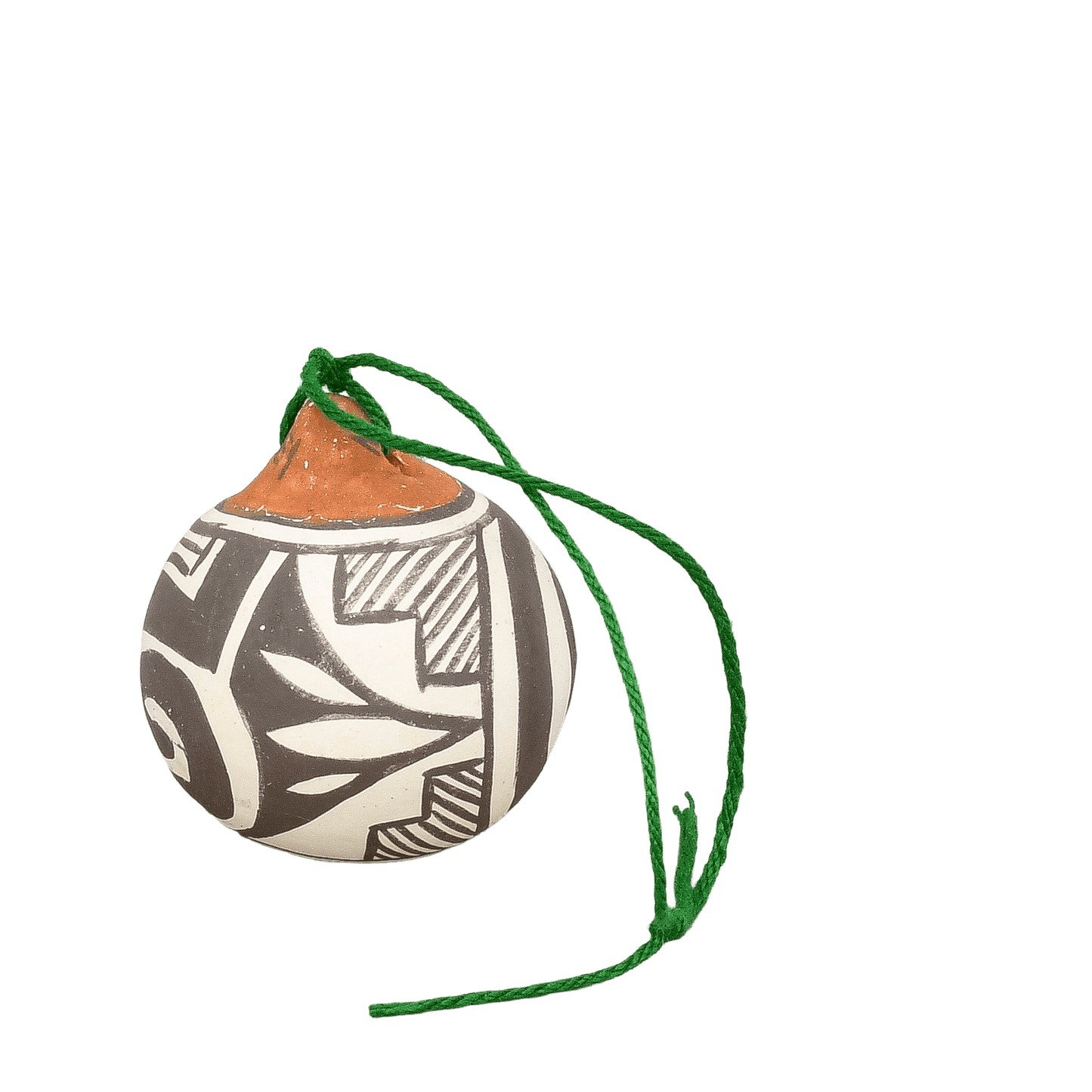 Vintage Acoma Pottery Ornament By Ethel Shields - Turquoise & Tufa