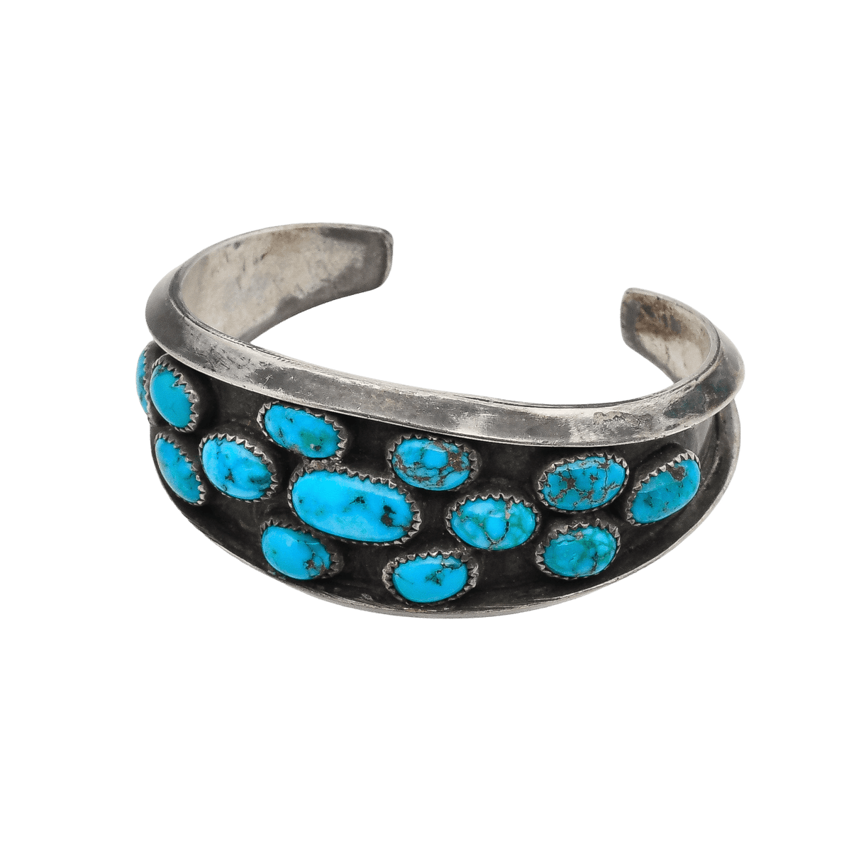 Vintage Alberto Contreras Bracelet of Turquoise - Turquoise & Tufa