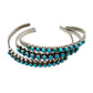 Vintage Bell Trading Post Snake Eye Turquoise Bracelet - Turquoise & Tufa