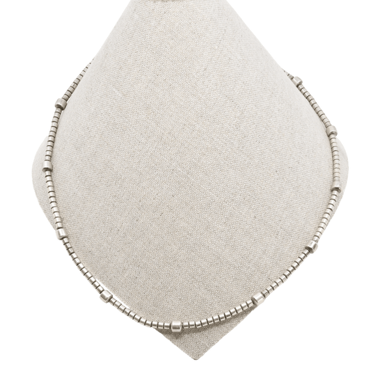 Vintage Christin Wolf Sterling Silver Necklace - Turquoise & Tufa