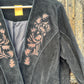 Vintage Custom Handmade Western Leather Jacket By Karen Bonnie - Turquoise & Tufa