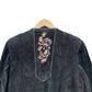 Vintage Custom Handmade Western Leather Jacket By Karen Bonnie - Turquoise & Tufa