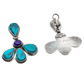 Vintage Dangle Earrings of Turquoise By Helen Chantler - Turquoise & Tufa