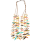 Vintage Fetish Necklace by Lavina Tsikewa of Zuni Pueblo - Turquoise & Tufa