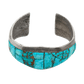 Vintage Harold Lovato Bracelet of Cobblestone Inlay Turquoise - Turquoise & Tufa