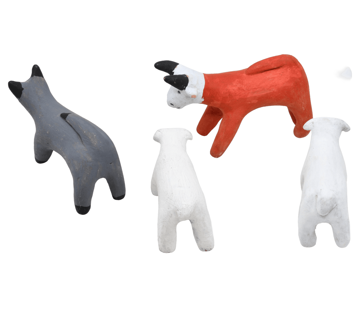 Vintage Nativity by Manuel Vigil of Tesuque Pueblo - Turquoise & Tufa