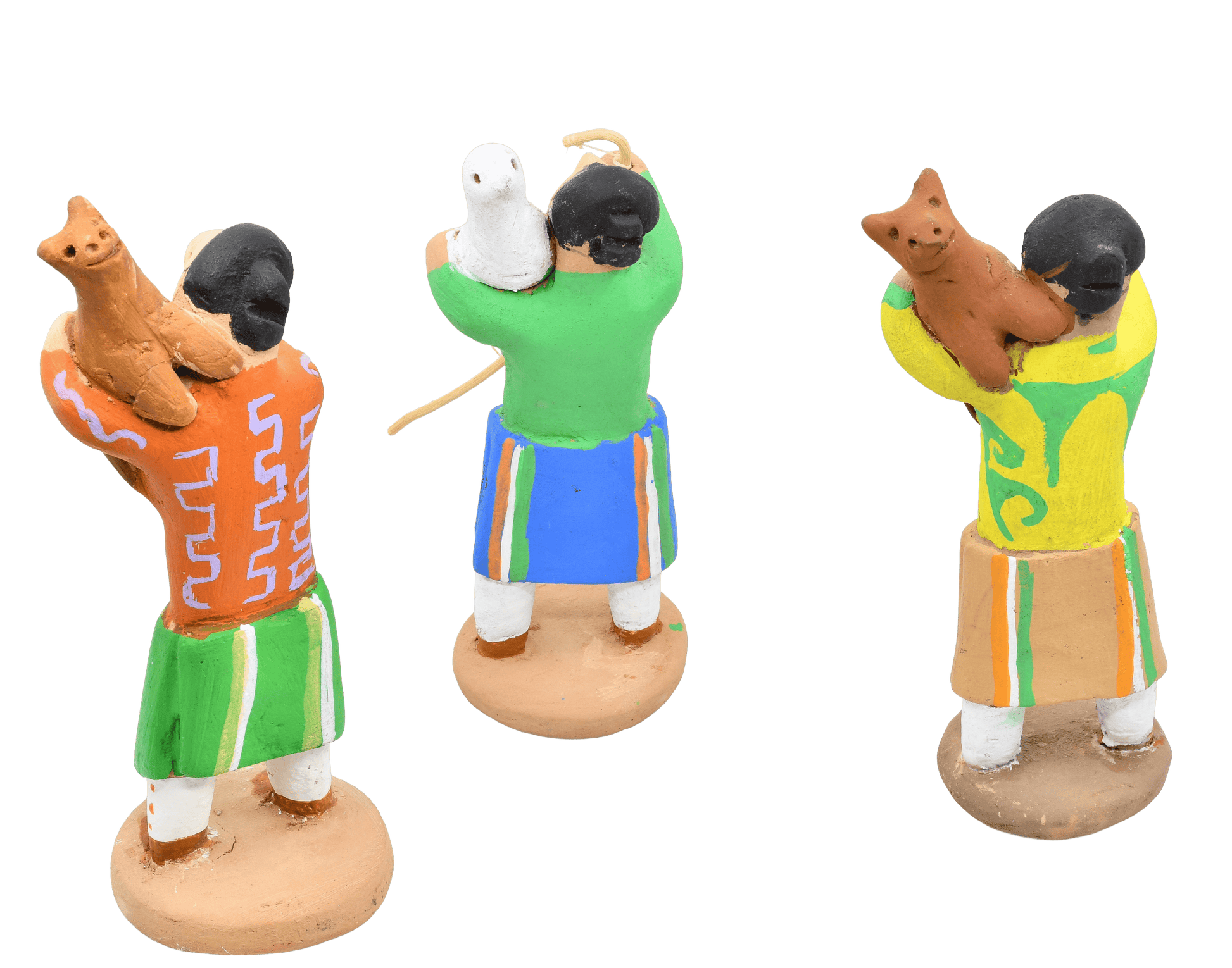 Vintage Nativity by Manuel Vigil of Tesuque Pueblo - Turquoise & Tufa