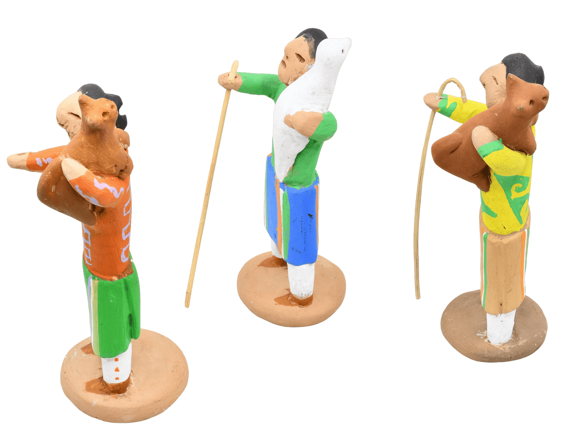 Vintage Nativity by Manuel Vigil of Tesuque Pueblo - Turquoise & Tufa