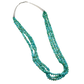 Vintage Navajo Three Strand Turquoise Bead Necklace - Turquoise & Tufa