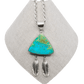 Vintage Navajo Turquoise Necklace By Marvin Slim - Turquoise & Tufa