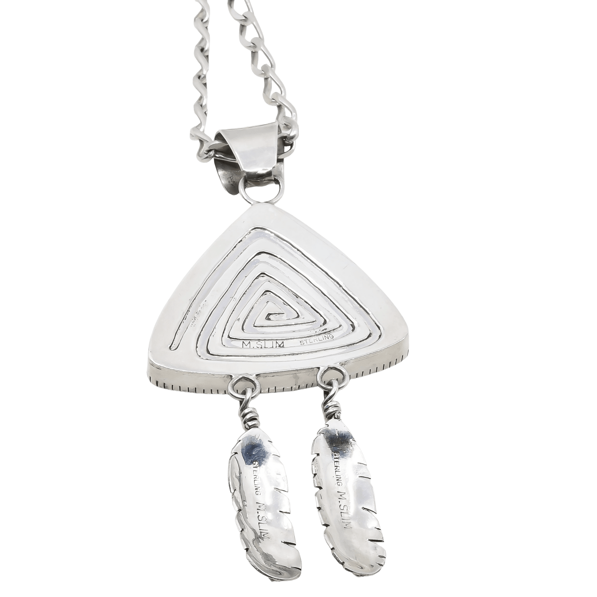 Vintage Navajo Turquoise Necklace By Marvin Slim - Turquoise & Tufa