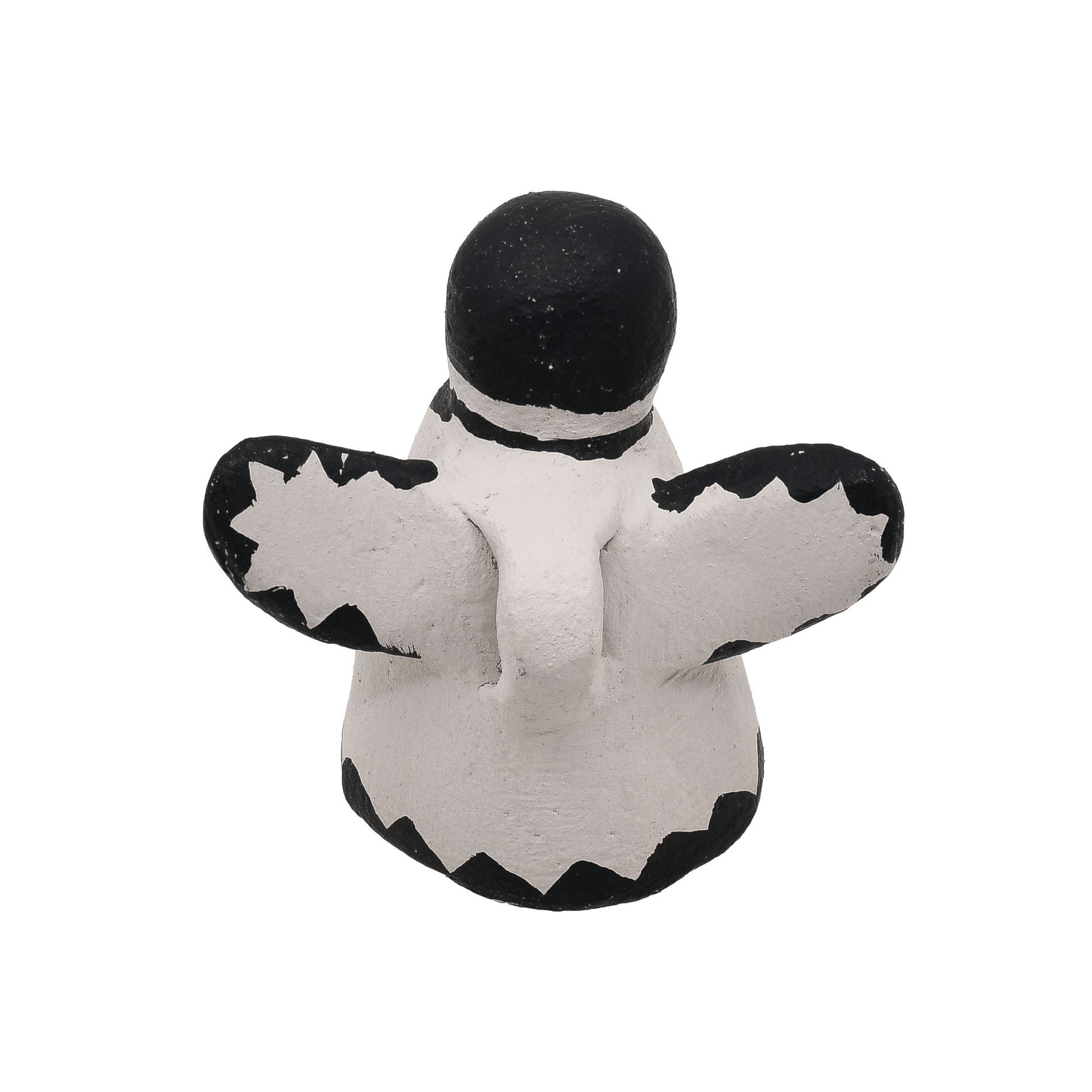 Vintage New Mexico Pueblo Pottery Angel - Turquoise & Tufa