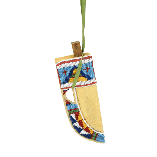 Vintage Plains Tiny Knife and Sheath - Turquoise & Tufa