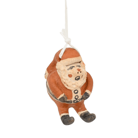 Vintage Pottery Santa Pig By Ione Coriz of Kewa Pueblo - Turquoise & Tufa