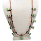 Vintage Santo Domingo or Kewa Pueblo Depression Era Tab Necklace - Turquoise & Tufa