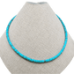 Vintage Single Strand Turquoise Necklace by Joe B. Reano and His Daughter - Turquoise & Tufa