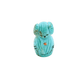 Zuni Turquoise Corn Maiden Fetish - Turquoise & Tufa