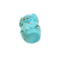Zuni Turquoise Corn Maiden Fetish - Turquoise & Tufa
