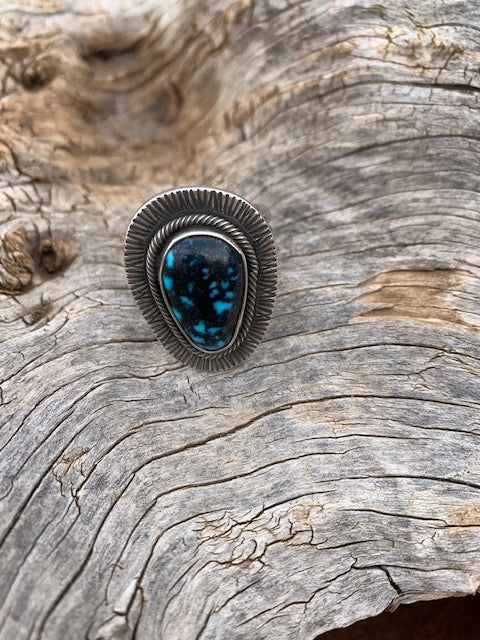 Tommy Jackson Ring of Apache Blue Turquoise