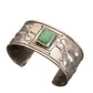 Greg Lewis Bracelet of Old Style Horse Stamps and Repousse - Turquoise & Tufa