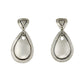 James Faks Dangle Earrings of Sterling Silver - Turquoise & Tufa