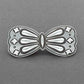 McKee Platero Silver Butterfly Pin of Repousse - Turquoise & Tufa