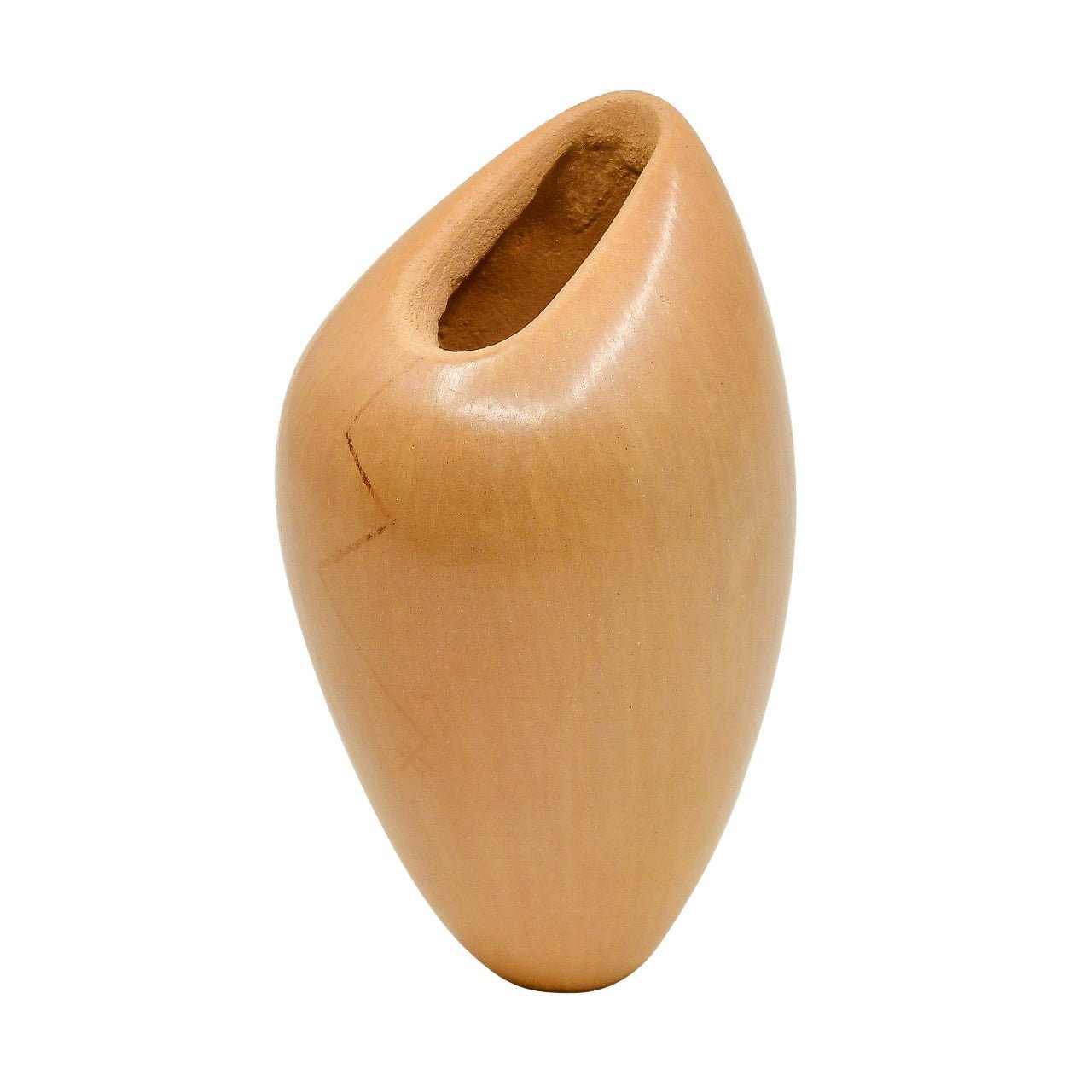 Polished Miniature Vase by Hopi Pottery Polingaysi Qoyawayma or Elizab