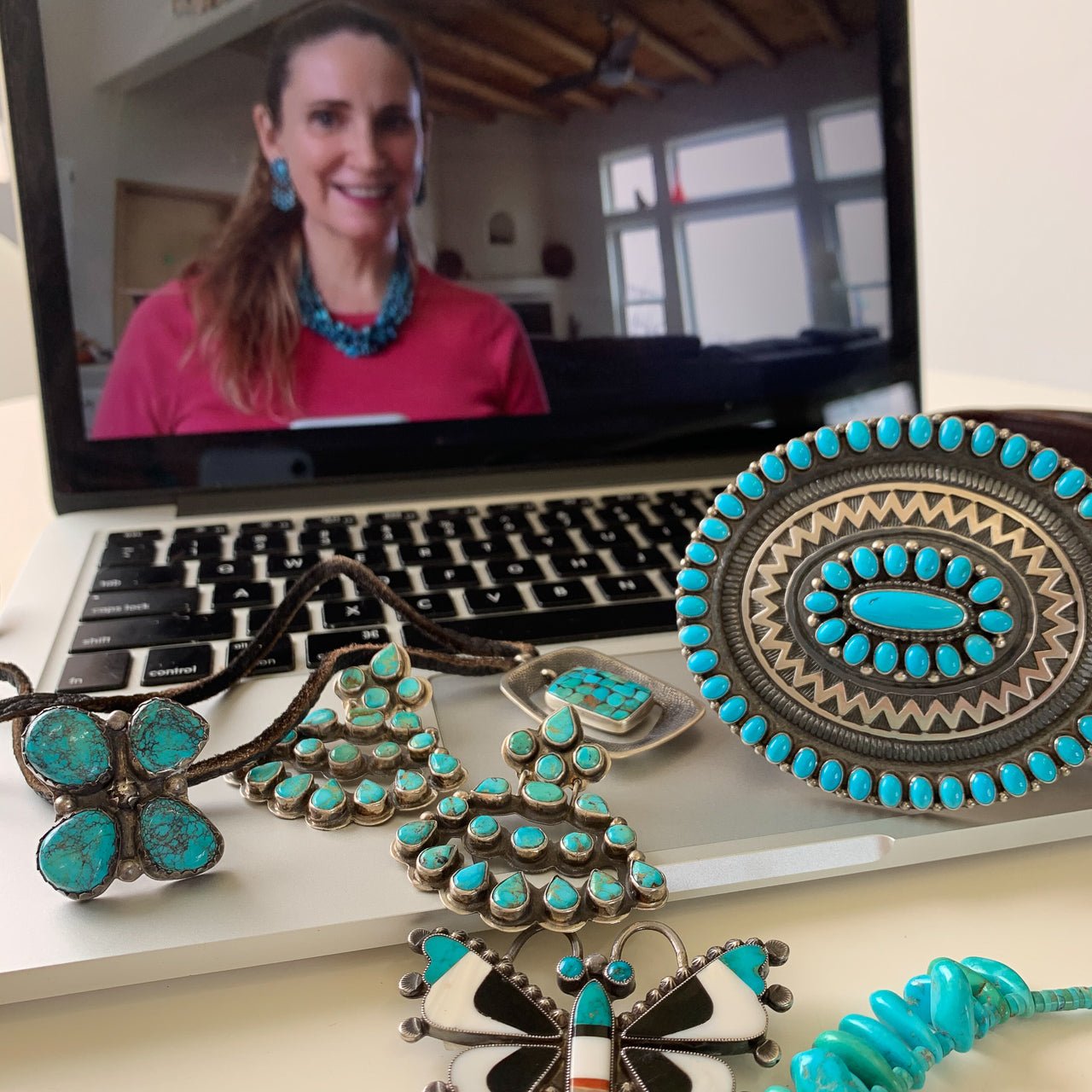 Private Video Shopping Experience - Turquoise & Tufa