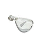 Thomas Francisco Pendant of Dry Creek Turquoise in Contemporary Silver Setting - Turquoise & Tufa