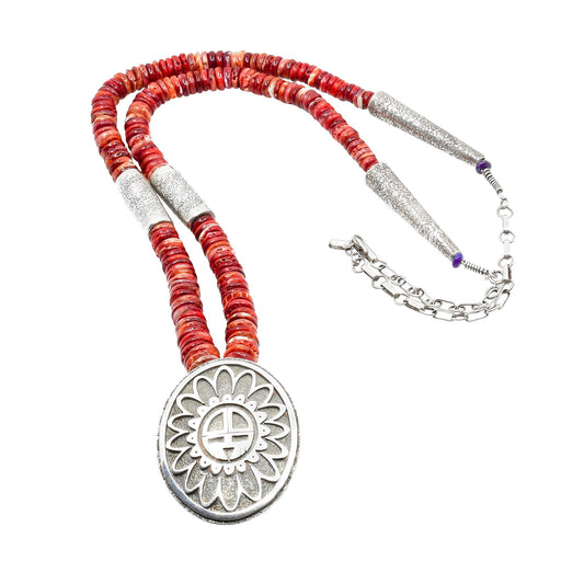 Vintage Hopi Necklace by Phillip Sekaquaptewa or Weseoma - Turquoise & Tufa