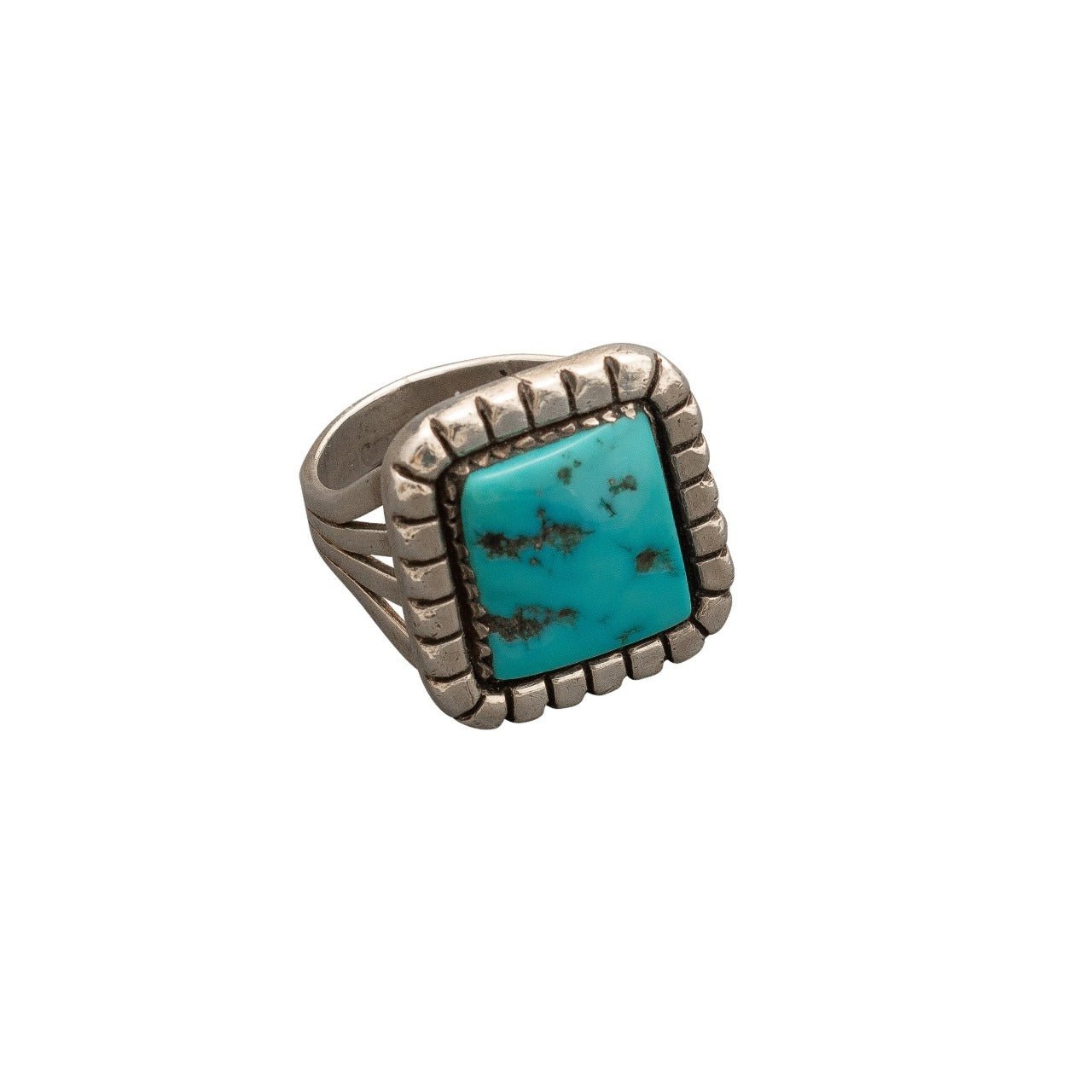 Vintage Ivan Kee Turquoise Ring - Turquoise & Tufa