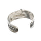 Vintage Silver Cuff Bracelet With Zuni Inlay Sunface Katsina - Turquoise & Tufa