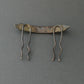 Vintage Zuni Inlay Hair Pin of Turquoise Likely By Ellen Quandelacy - Turquoise & Tufa